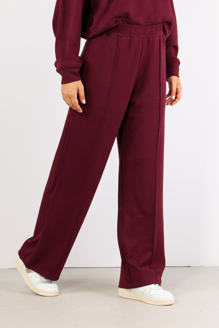 Pantalone Palazzo Modal Bordeaux-6