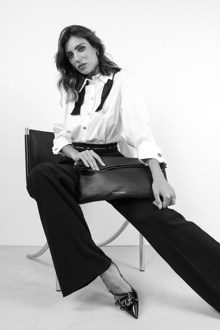 Tuta Smoking Bianco/nero-5