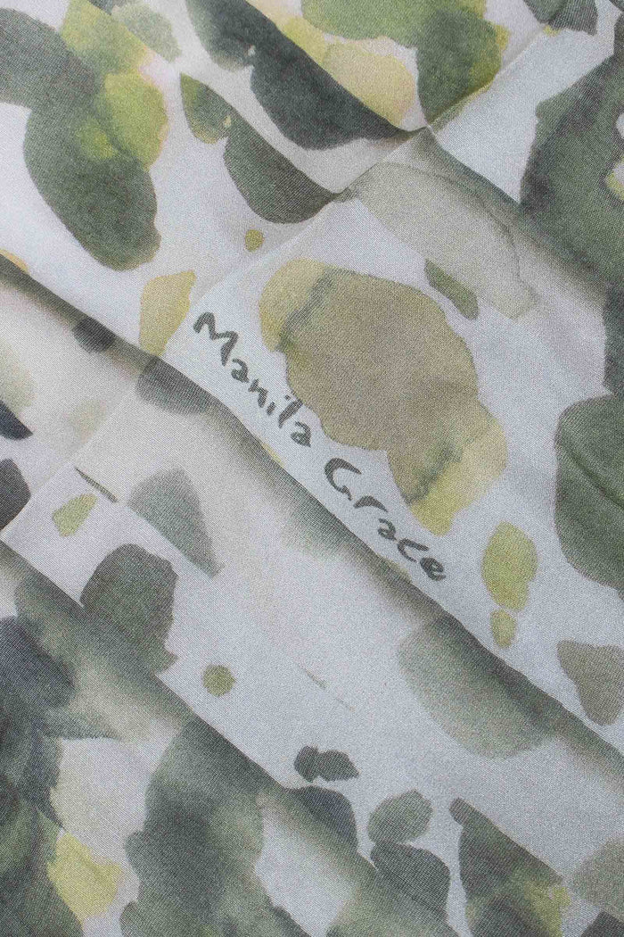 Foulard Cotone Seta Fantasia Edera-6