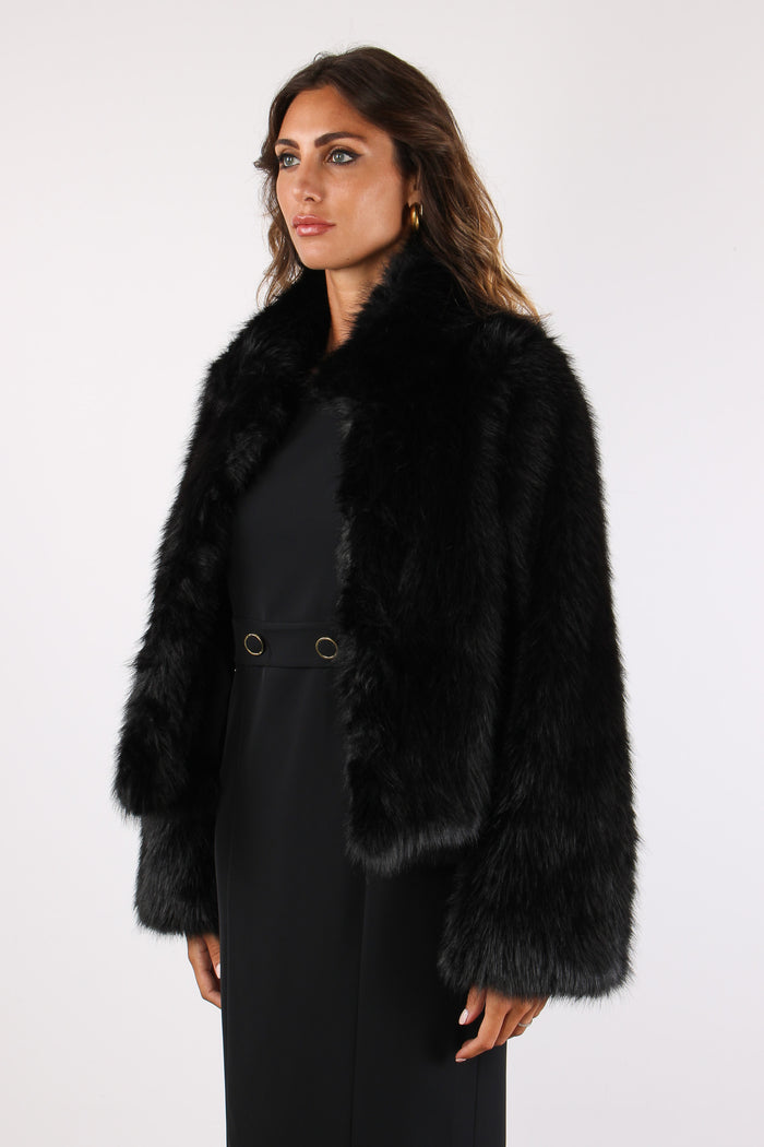 Dangela Pelliccia Corta Black-3