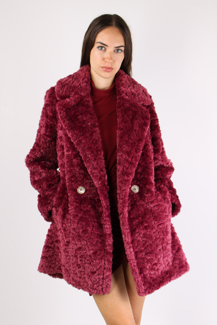 Giubbotto Lungo Revers Atstrak Sugar Plum-4