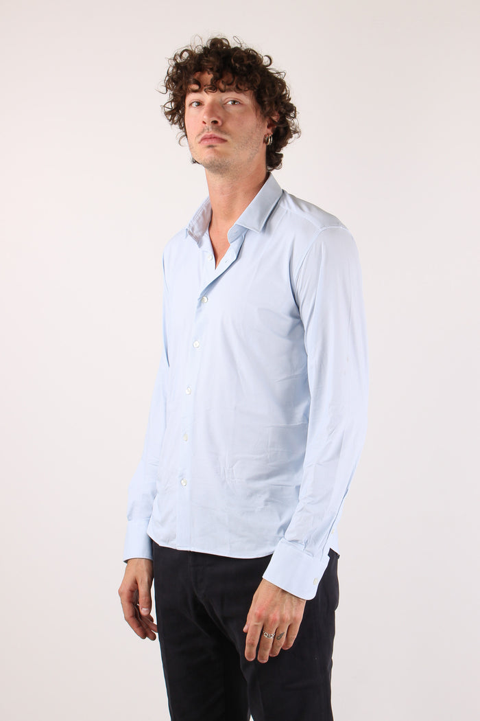 Camicia Oxford Jacquard White Az-4