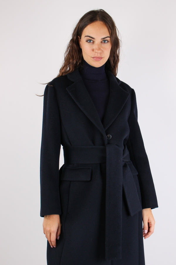 Mllovatta Cappotto Lungo Blu-2