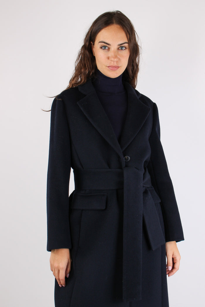 Mllovatta Cappotto Lungo Blu-2