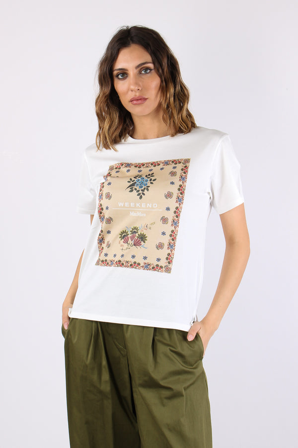 Pantera T-shirt Stampa Off White-2