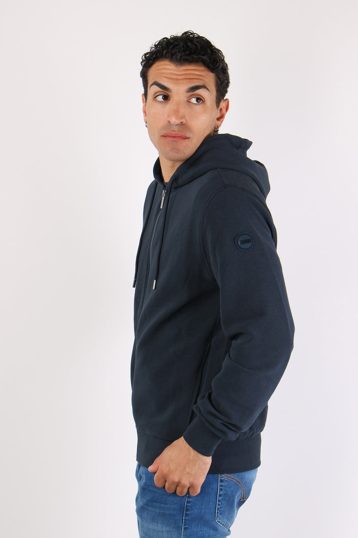 Felpa Zip Ottoman Navy-7