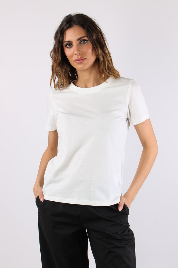 T-shirt M/m Cotone Bianco