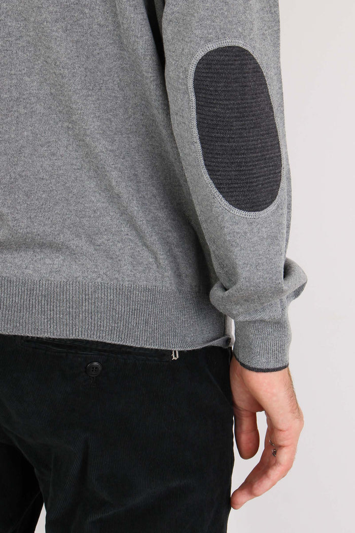 Maglia Manica Toppa Profilo Grigio-7