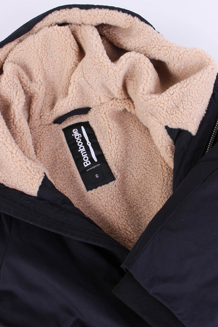 Parka Imbottito Orsetto Black-5