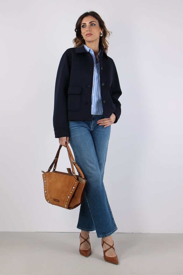 Wkdperle Peacoat Scuba Piquet Blu