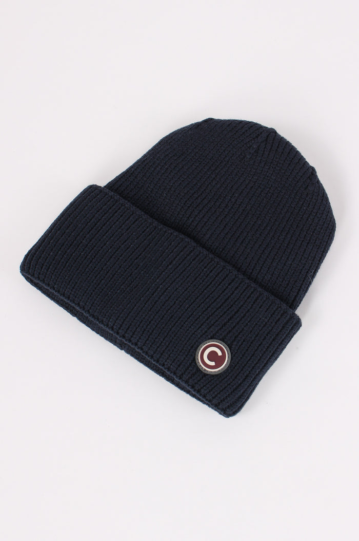 Cuffia Costina Mini Logo Navy-3