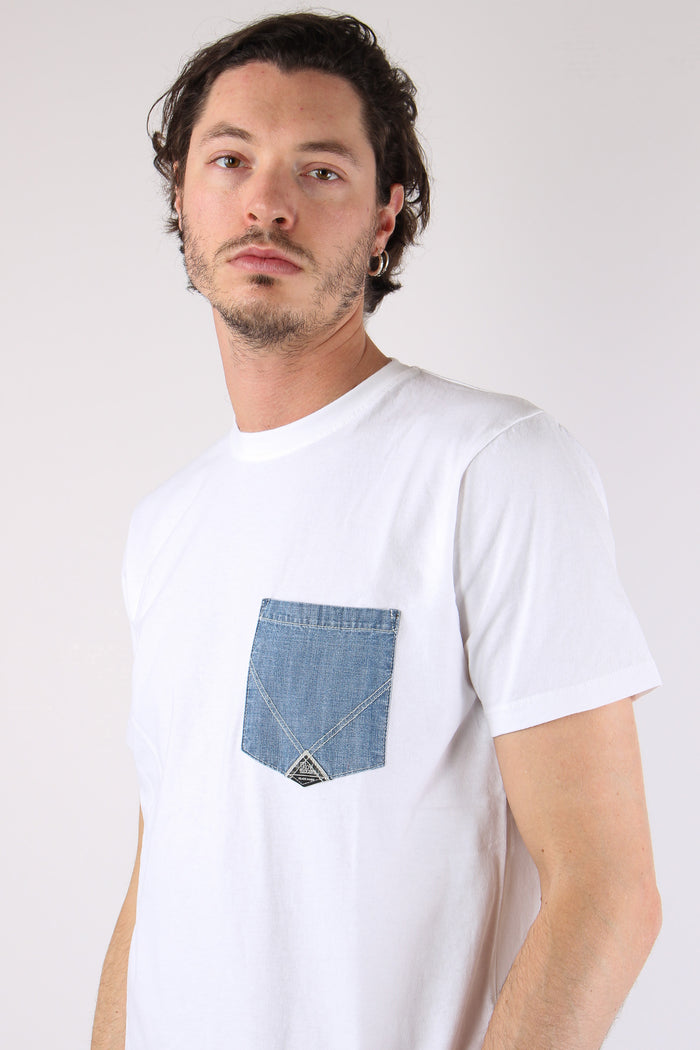 T-shirt Taschino Denim Optic White-7