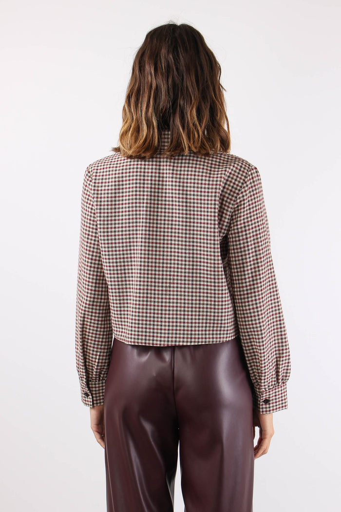 Camicia Micro Quadro Borux/moro-4