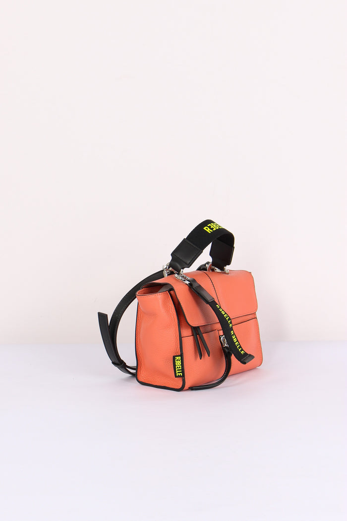 Chloe Mini Cartella Zip Centrale Papaya-5