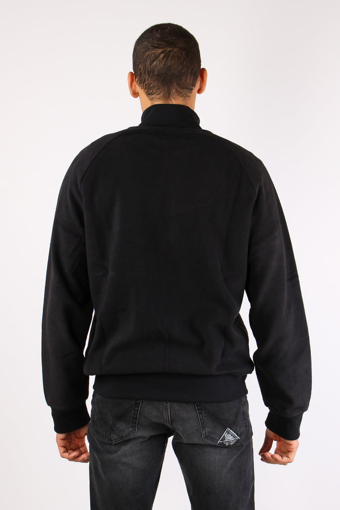 Bomber Collo Lupetto Pile Polo Black-4