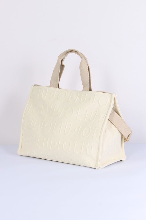 Shopping Logo Bubble White Cream-2