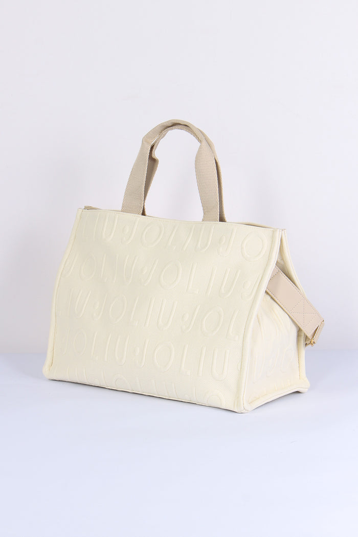 Shopping Logo Bubble White Cream-2