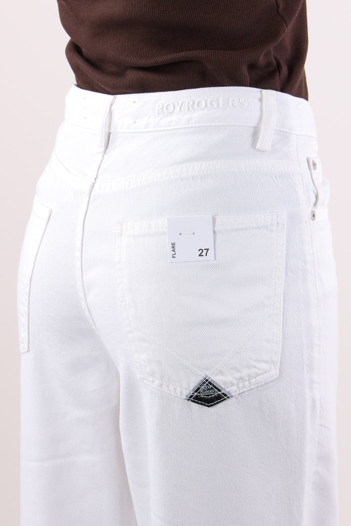 Denim Flare Optic White-7