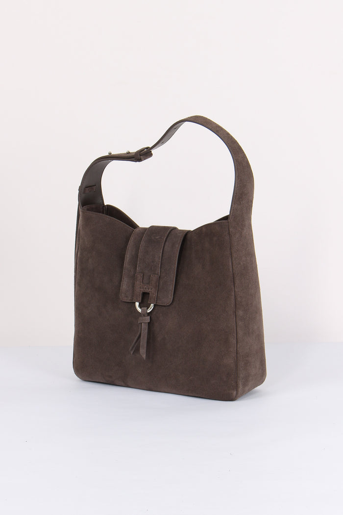 Hobo Verticale Patta Suede Palissandro-2