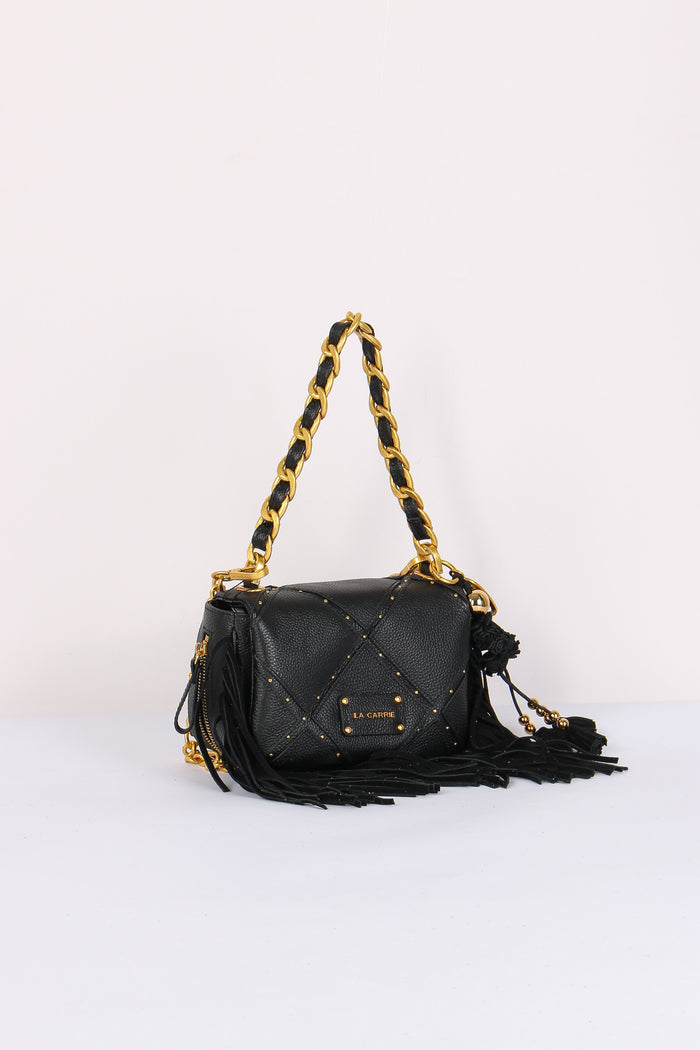 Tracollina Frange Inserto Borchie Black-7