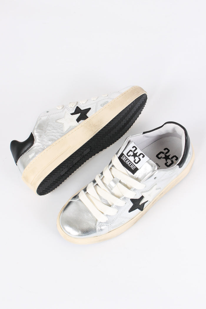 Sneakers Walk Star Argento/nero-2