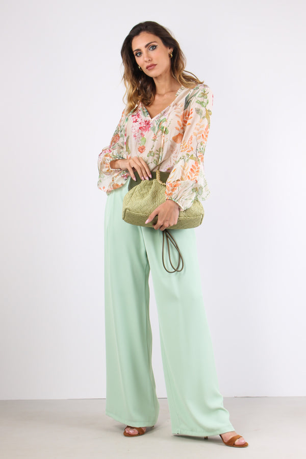 Casacca Rouge Manica Fantasia Naturale