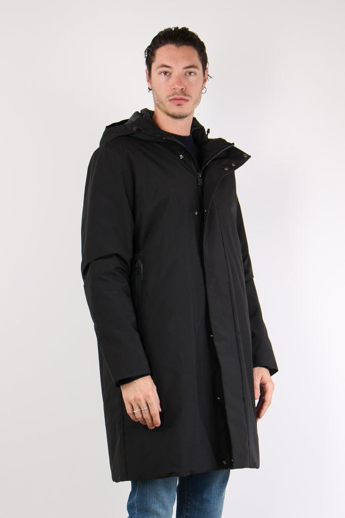 Barry Parka Cerniera Nastrata Black-6