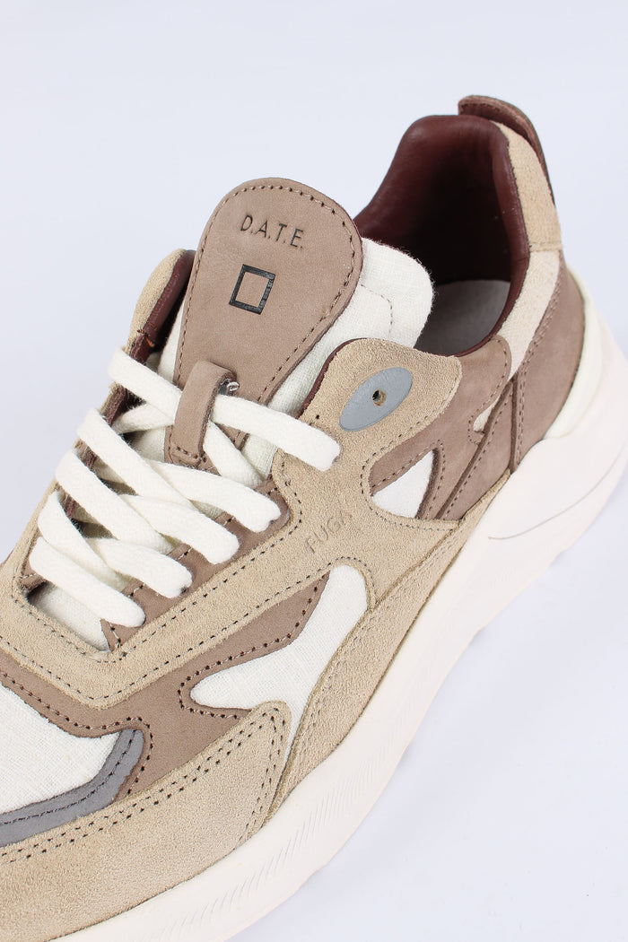 Sneakers Fuga Linen White/beige-6