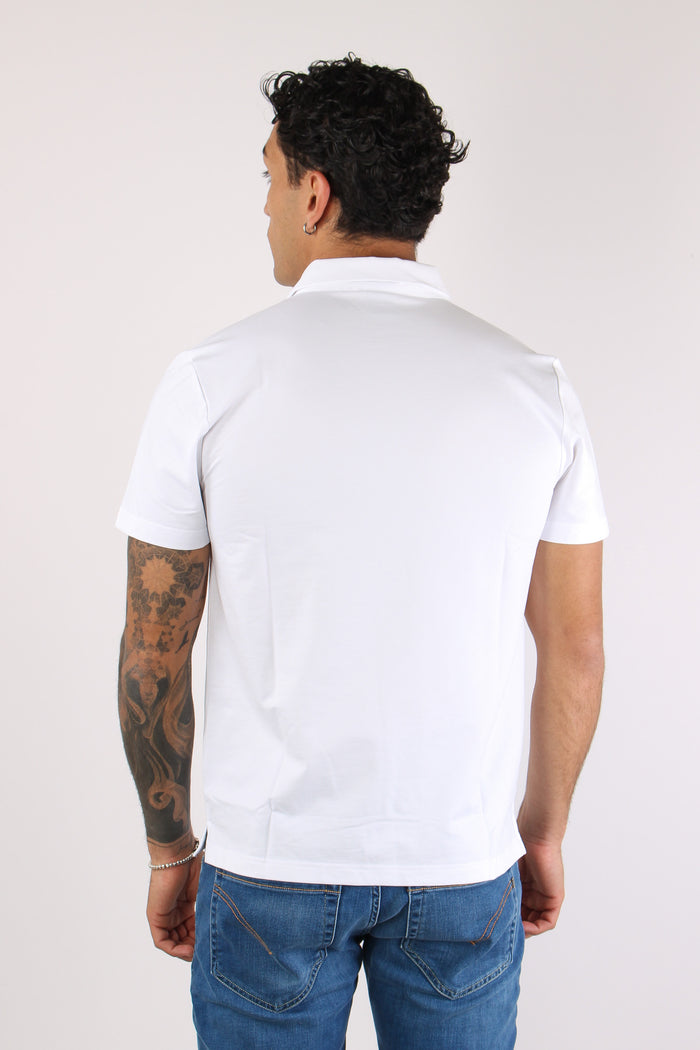 Polo Technical Piquet Bianco-4