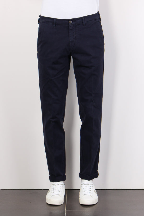 Pantalone Chino Regular Stretc Blu-2