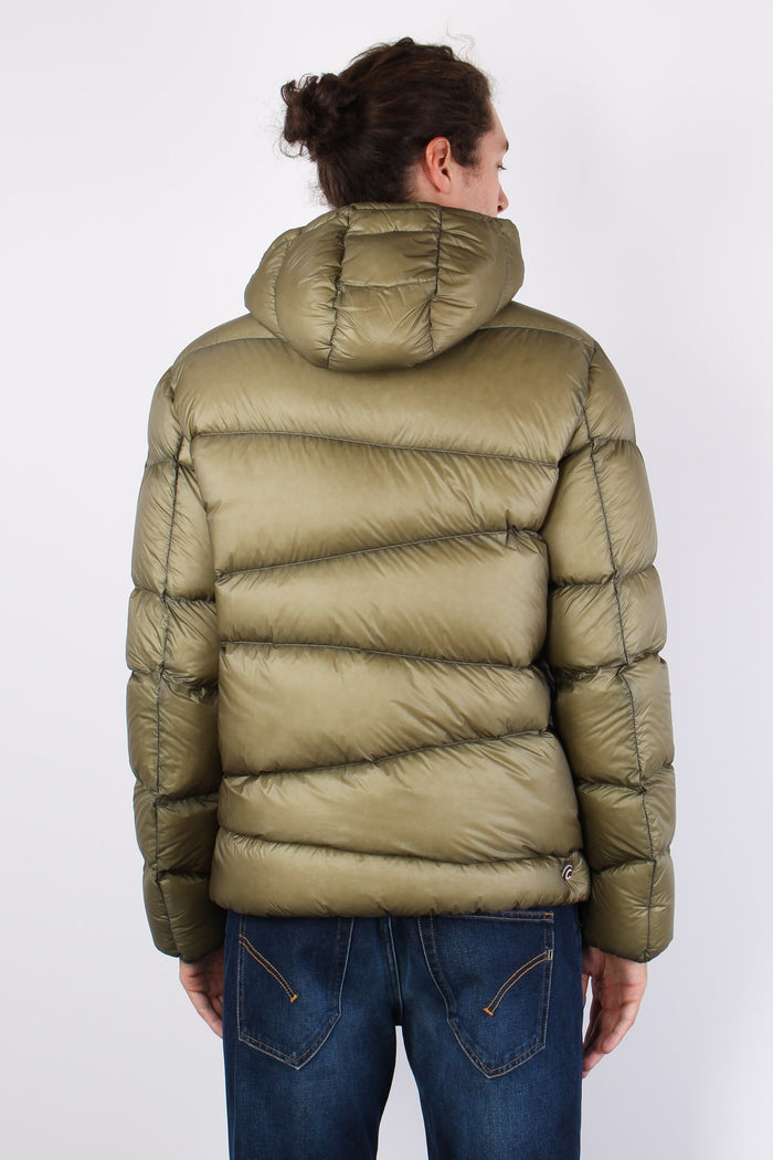 Piumino Puffy Zip Stop Militare-3