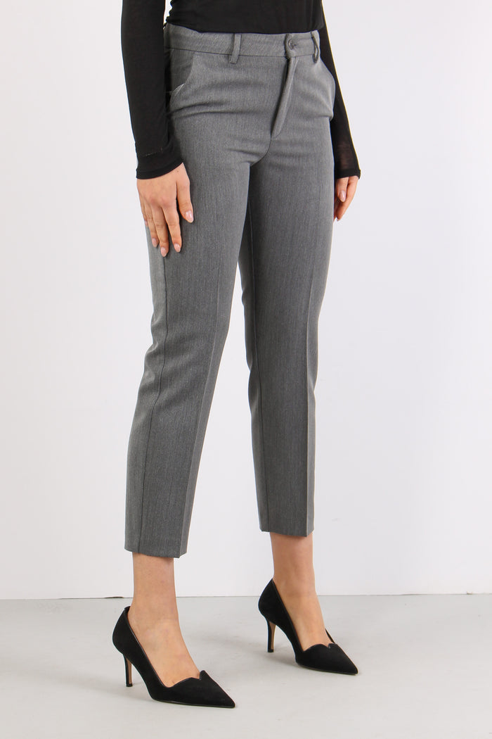 Pantalone New York Mano Lana Grey Chic-6