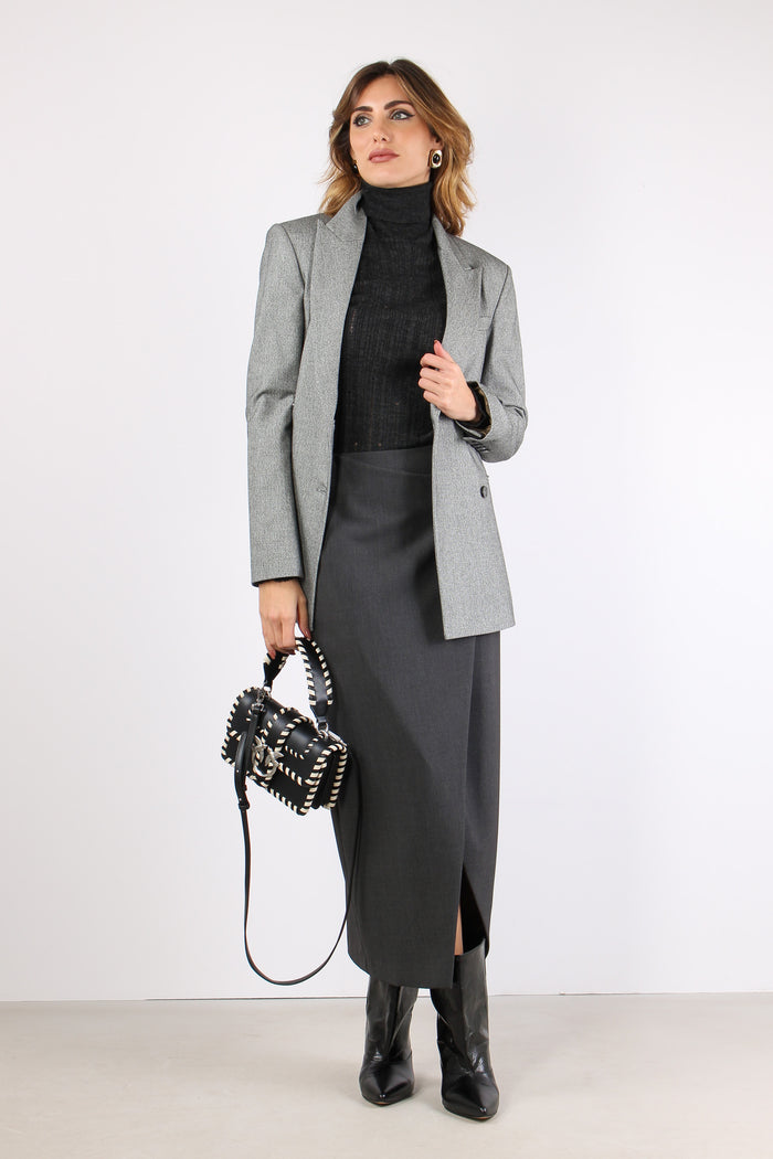 Gonna Lunga Portafoglio Graphite