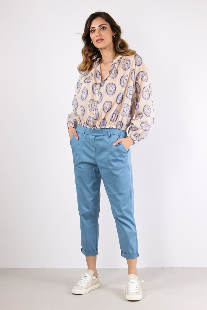 Pantalone Elastico Cotone Legg Polvere