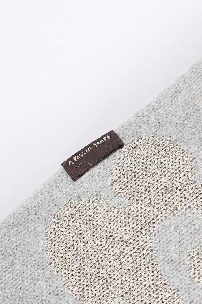 Sciarpa Fiori Grigio-7