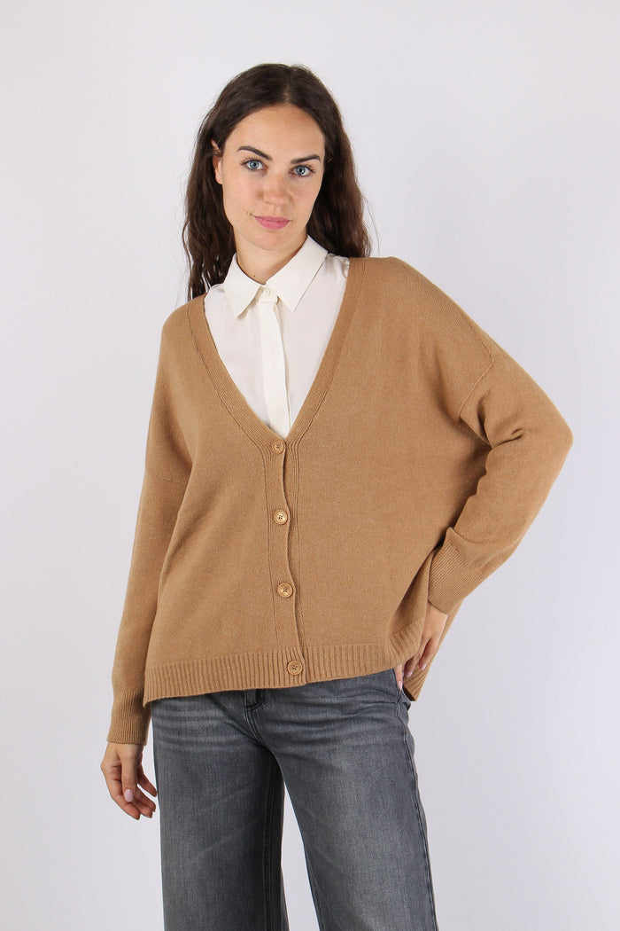 Cardigna Over Maglia Apple Cinnamon-2