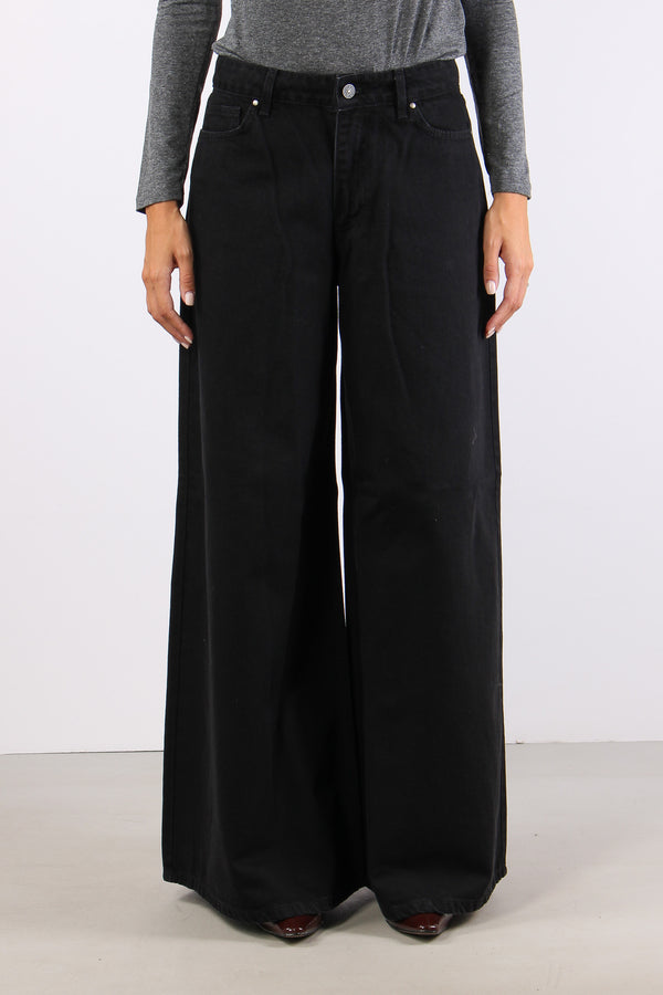 Gemma Pantagonna Denim Denim Black-2