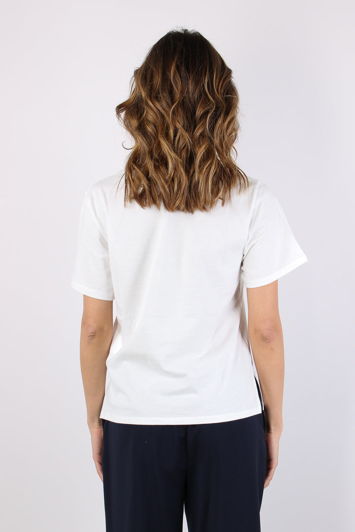 Wkdtenue T-shirt Stampa Off White-4