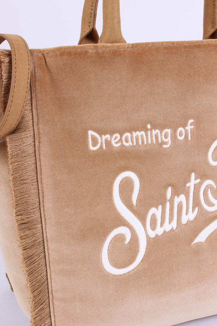 Shopping Velluto Frange Beige-7