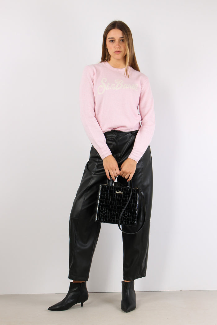 Girocollo Scritta St Barth Rosa