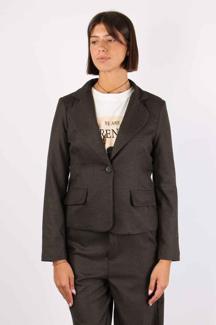 Giacca Fittata Principe Galles Moro-2
