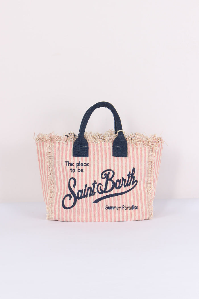 Colette Canvas Righe Rosa/blu