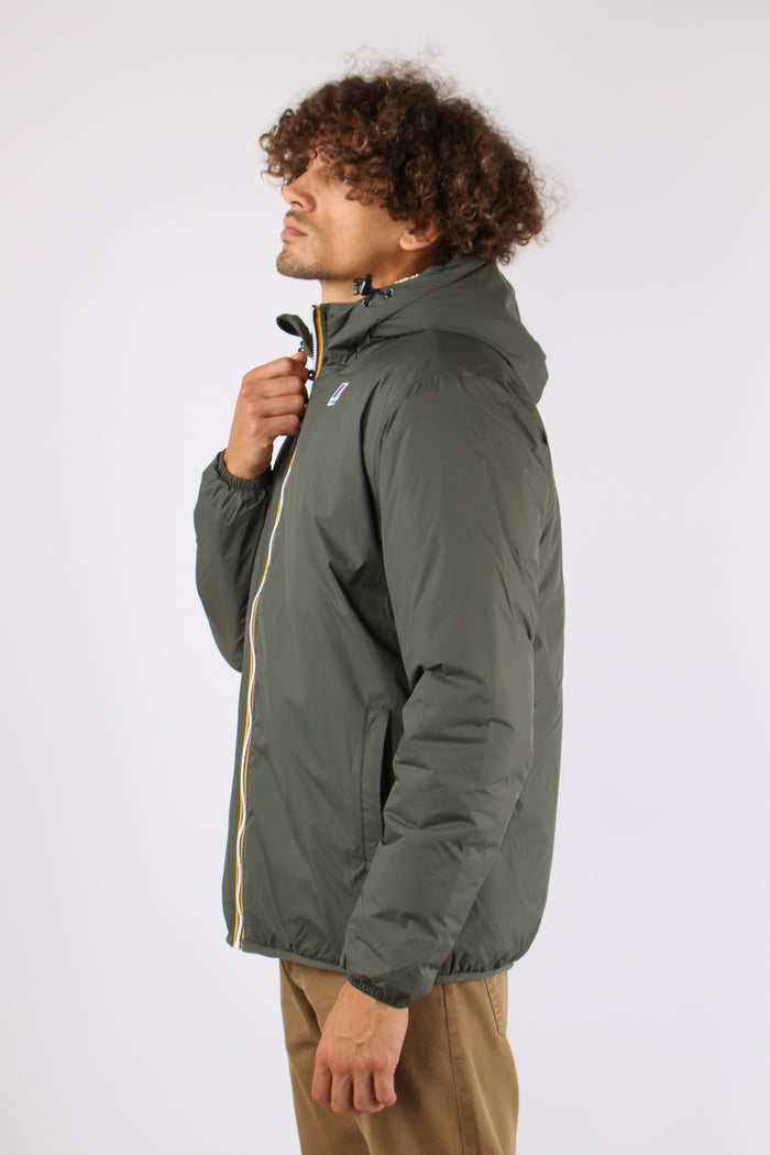 Giubbotto Inserto Teddy Green Blackish-6