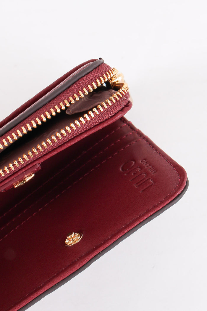 Portafoglio Piccolo Clip Red Wine-5