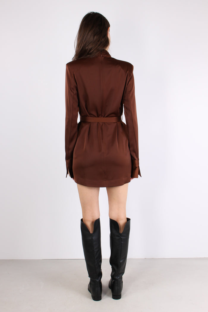 Abito Raso Cintura Brown-5