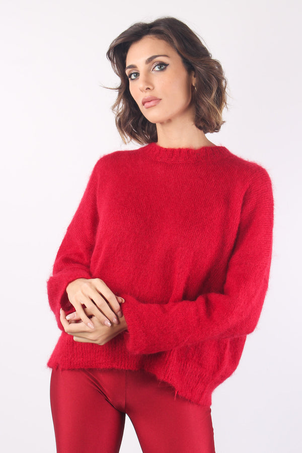 Maglia Mohair Red