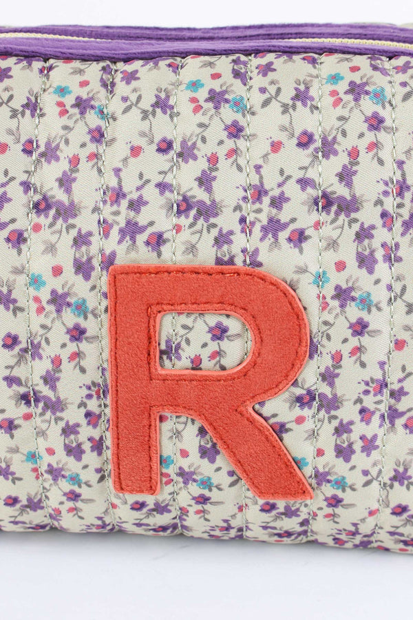 Pochette Patch Lettera R Beige/viola-2
