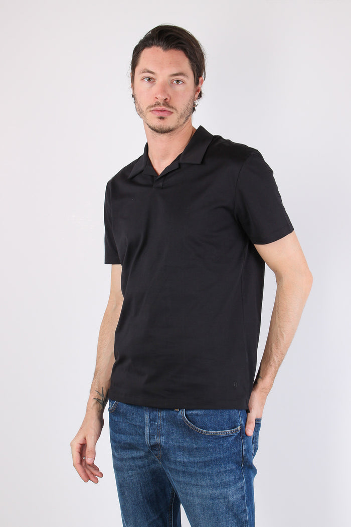 Polo Jersey Nero-3