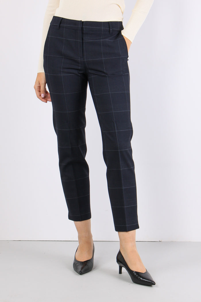 Mllesordio Pantalone Check Navy Check-2