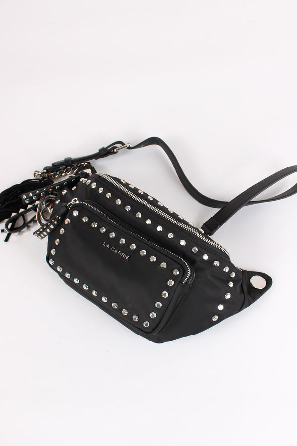 Marsupio Nylon Borchie Black-2